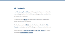 Tablet Screenshot of andymcmillan.com